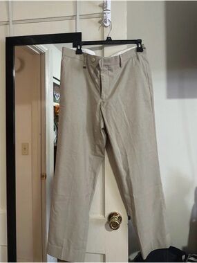 Van Heusen Khaki Straight-Leg Chinos